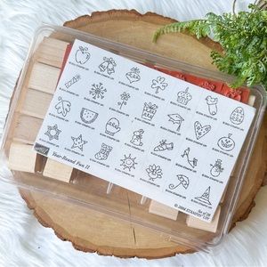 2004 Stampin' Up! Year-Round Fun II Set of 28 Stamps NEW & UNMOUNTED